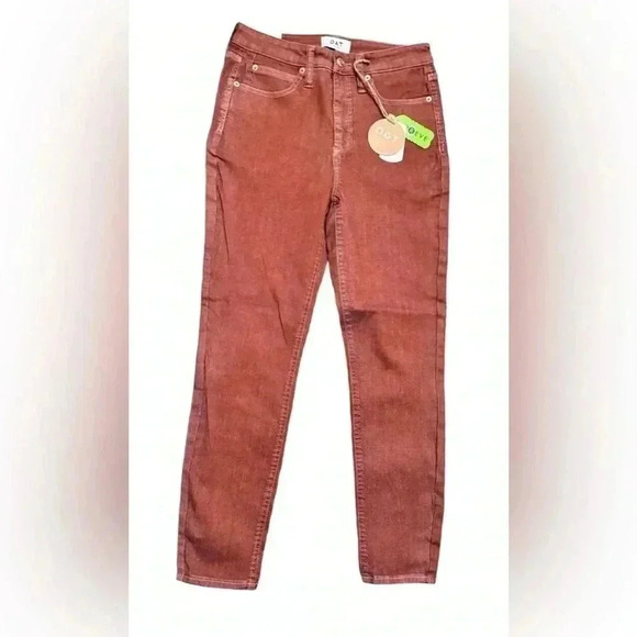 OAT New York | Brown High Rise Skinny Ankle Jeans (27) - Picture 1 of 8